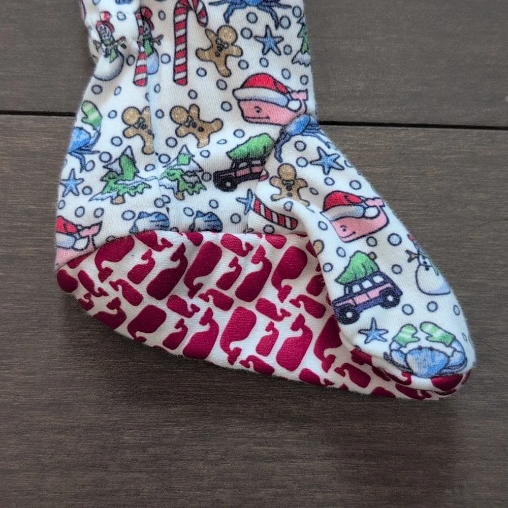 Vineyard Vines Christmas 6-12 Months Footie Pajamas